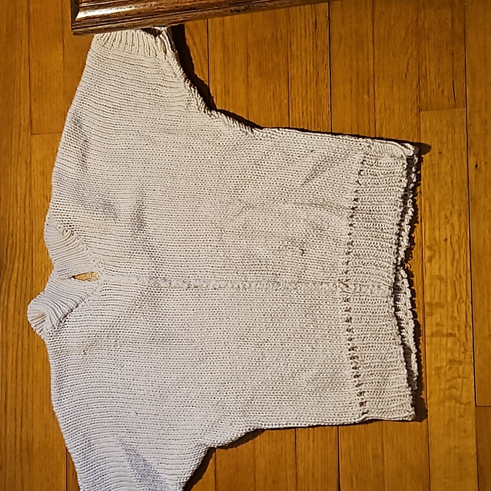 Liz Claiborne Petite Dolman Short Sleeve Pullover V-Neck Sweater P Retro - Picture 3 of 16